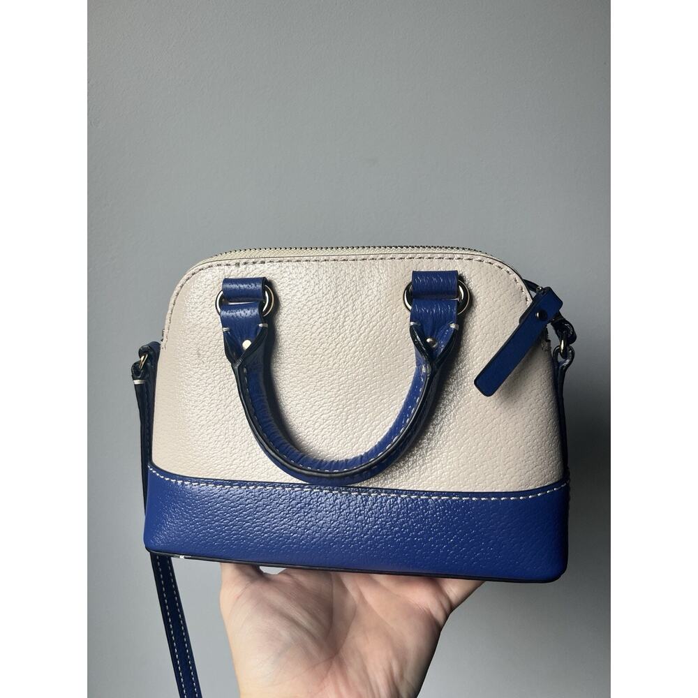 Kate Spade Mini Rachelle Wellesley Pebble Blue Hyacinth Crossbody Bag - Picture 3 of 8